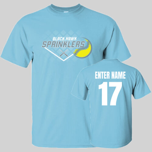 Black Hawk Sprinklers - Ultra Cotton T-Shirt w/ Name & Number - Ultra Cotton T-Shirt Thumbnail